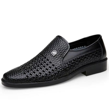 Franklin | Men’s Woven Leather Loafers