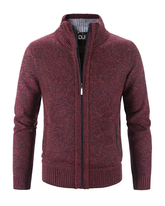 Jonathan | Men’s Chunky Knit Zip-Up Cardigan for Autumn & Winter
