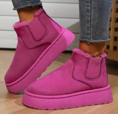 Giselle | Women's Plush Platform Boots