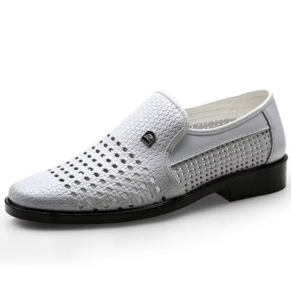 Franklin | Men’s Woven Leather Loafers