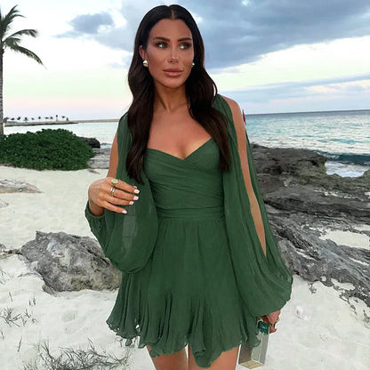 Sorella | Women’s Summer Long Sleeve Mini Dress