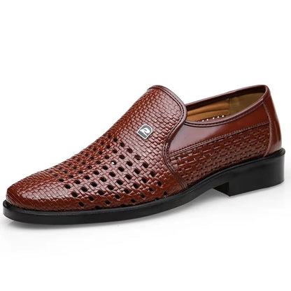 Franklin | Men’s Woven Leather Loafers