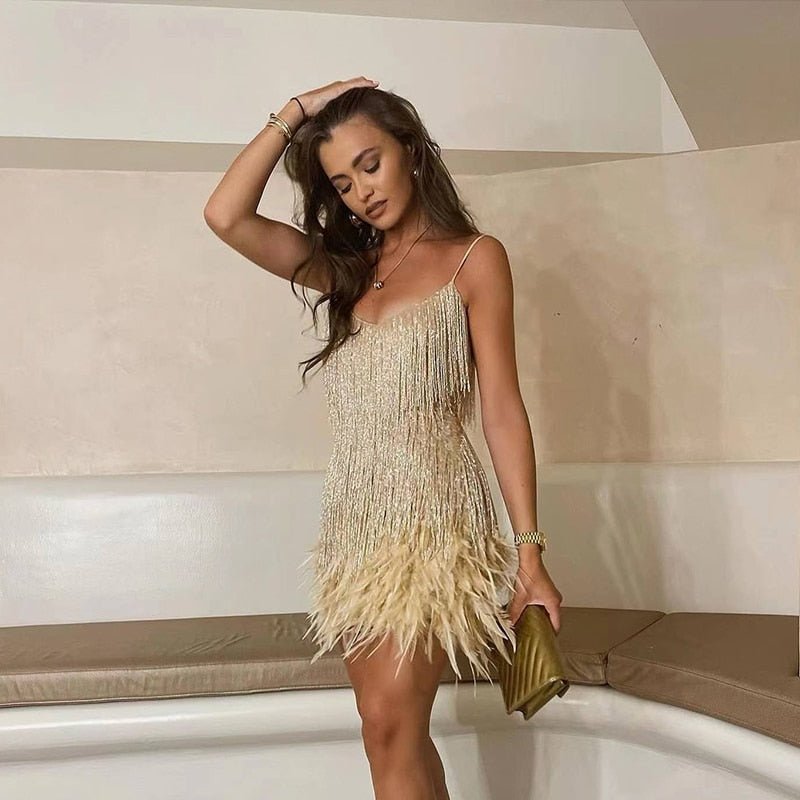 Ariya | Women’s Sequin Bodycon Cocktail Mini Dress