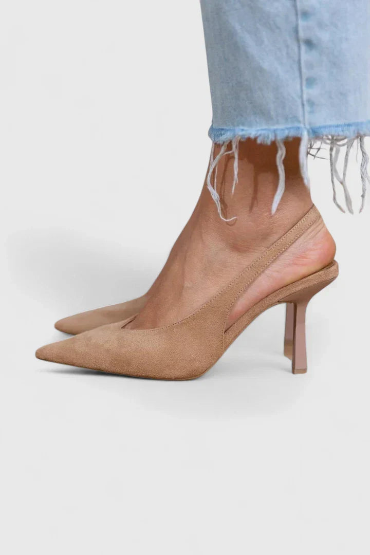 Sutton | Women’s Pointed Toe Slingback Stiletto Heels