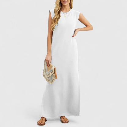 Zariah | Women’s Elegant Sleeveless Flowing Maxi Dress