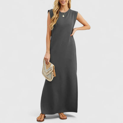 Zariah | Women’s Elegant Sleeveless Flowing Maxi Dress