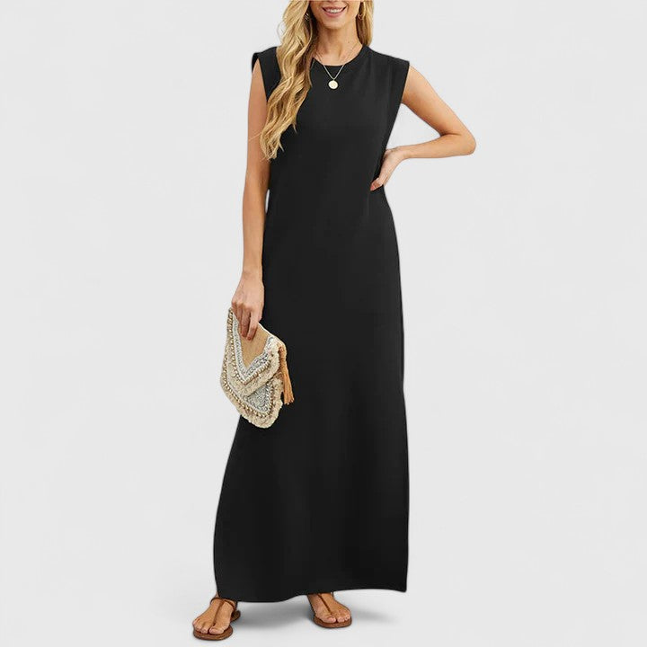 Zariah | Women’s Elegant Sleeveless Flowing Maxi Dress