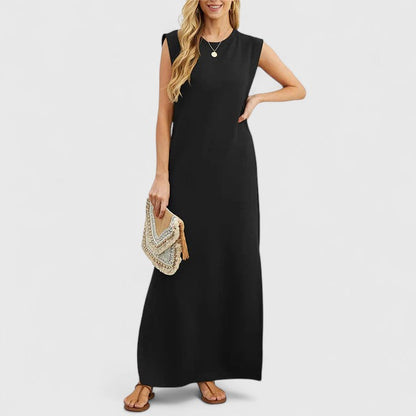 Zariah | Women’s Elegant Sleeveless Flowing Maxi Dress