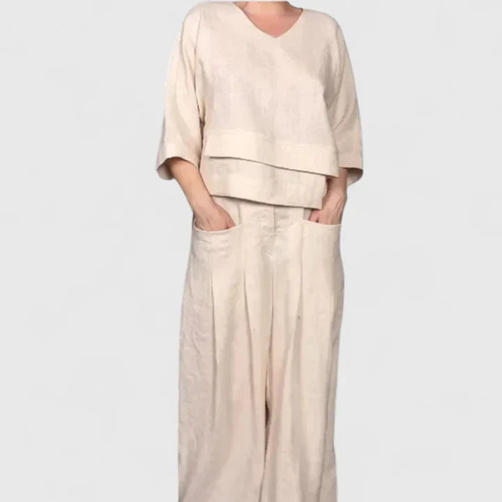 Solara | Women’s Relaxed Linen Two Piece Set