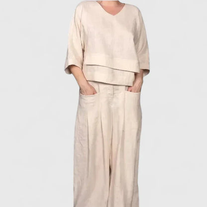 Solara | Women’s Relaxed Linen Two Piece Set