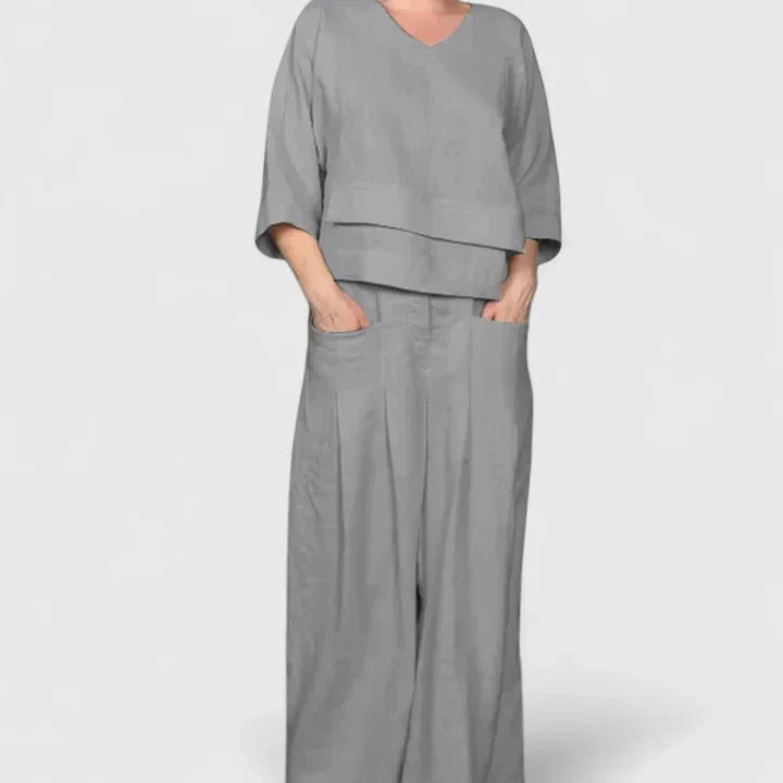 Solara | Women’s Relaxed Linen Two Piece Set