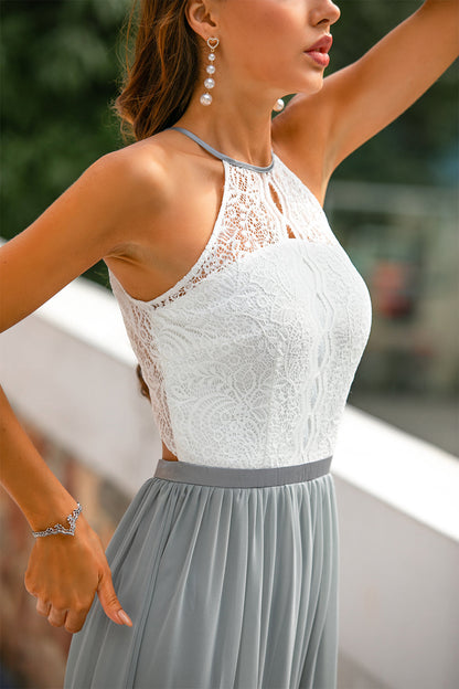 Octavia | Women’s Wedding Halter Neck Maxi Dress