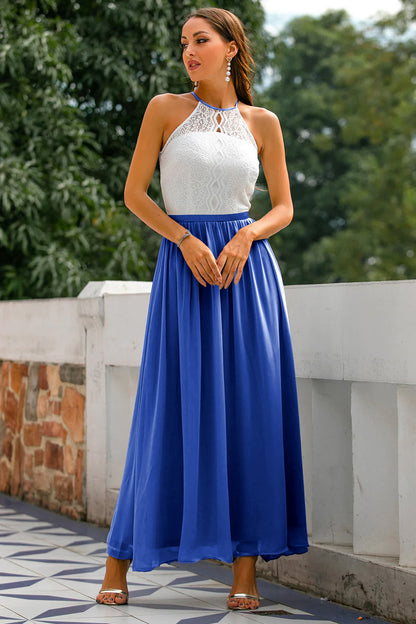 Octavia | Women’s Wedding Halter Neck Maxi Dress