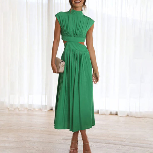 Evelina | Women’s Elegant Cutout Midi Dress