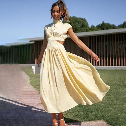 Evelina | Women’s Elegant Cutout Midi Dress