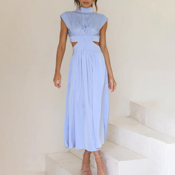 Evelina | Women’s Elegant Cutout Midi Dress