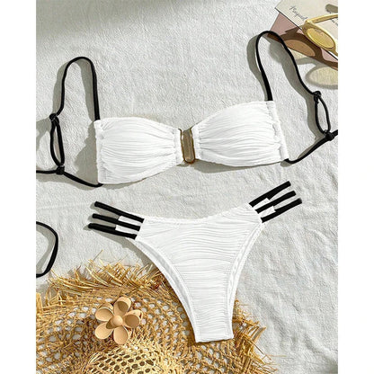 Selena | Women’s  Bandeau Bikini Swimwear Set