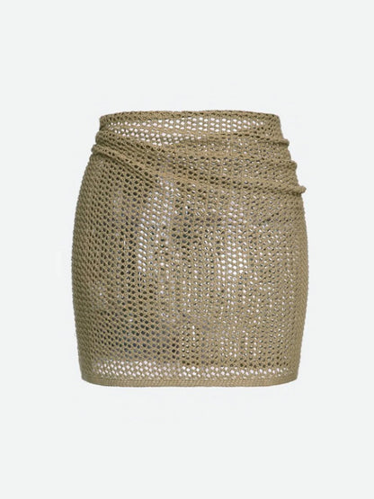 Elara | Women’s Mesh Cover-Up Skirt Swimwear