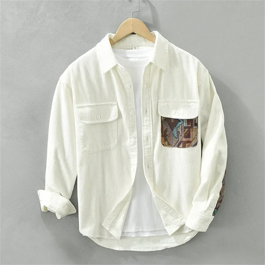 Colby | Men’s Corduroy Patch Shirt