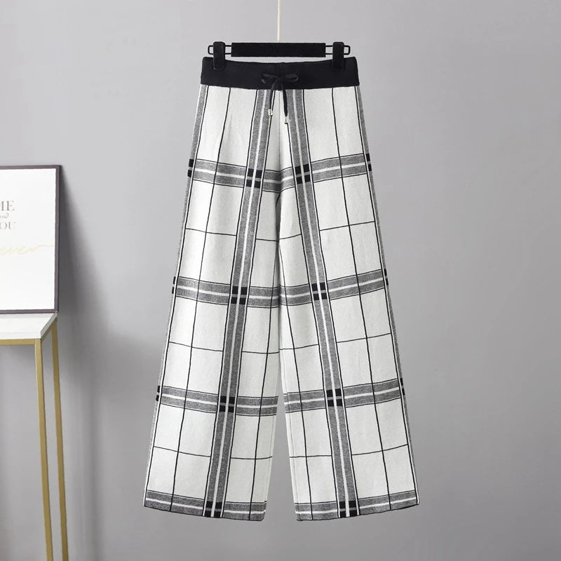 Lucinda | Women’s Plaid Palazzo Trousers