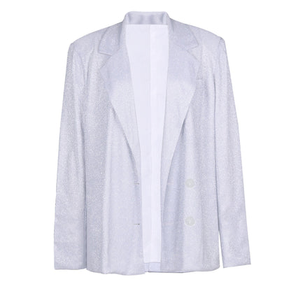 Celeste | Women’s Glitter Blazer & Trousers Set