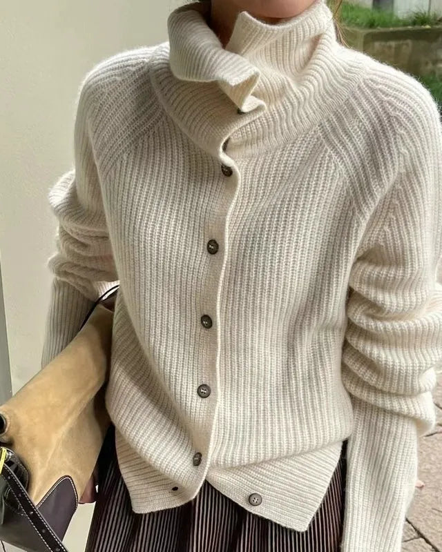 Elise | Women’s Cozy Ribbed Knit Cardigan