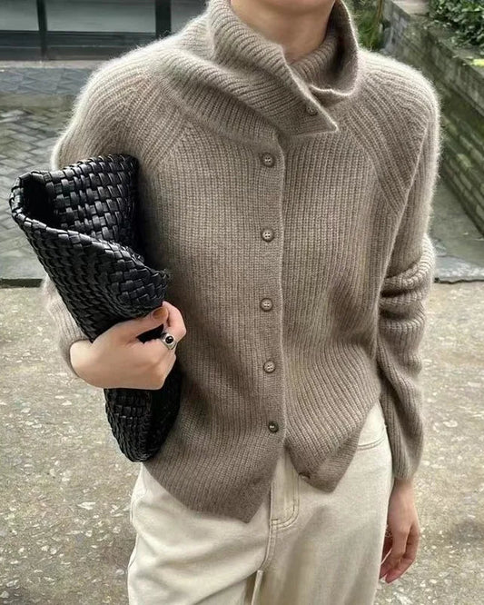 Elise | Women’s Cozy Ribbed Knit Cardigan