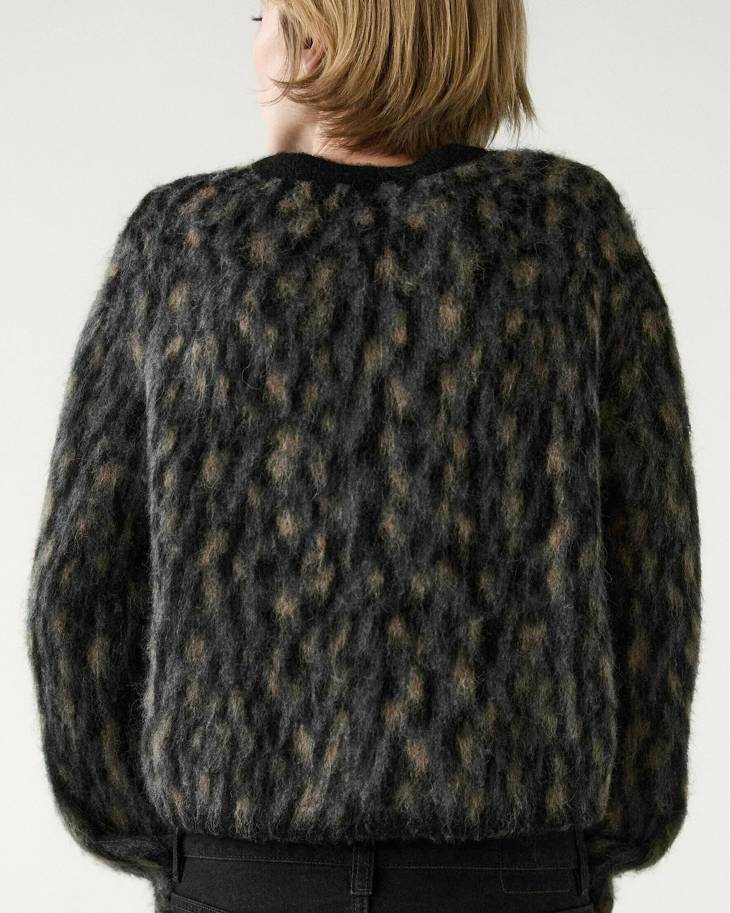 Marissa | Women’s Leopard Print Knit Cardigan with Soft Stretch Fit