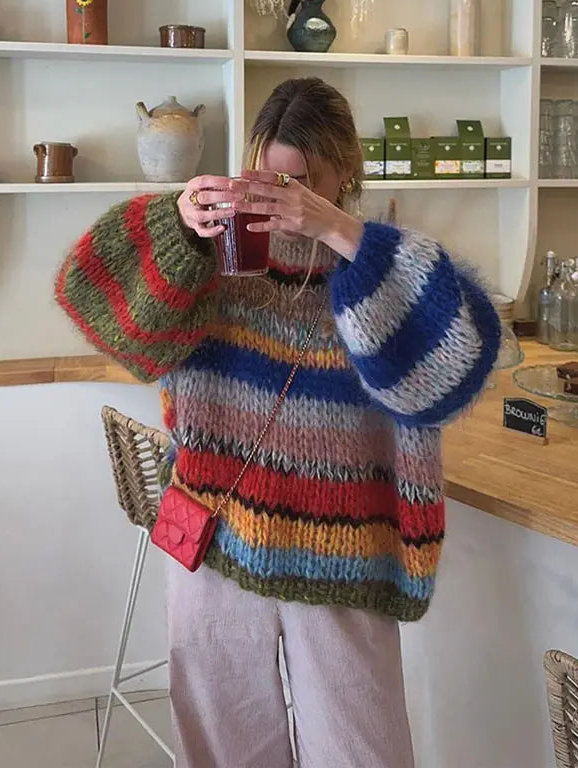 Sienna | Women’s Cozy Vibrant Warm Knitted Jumper