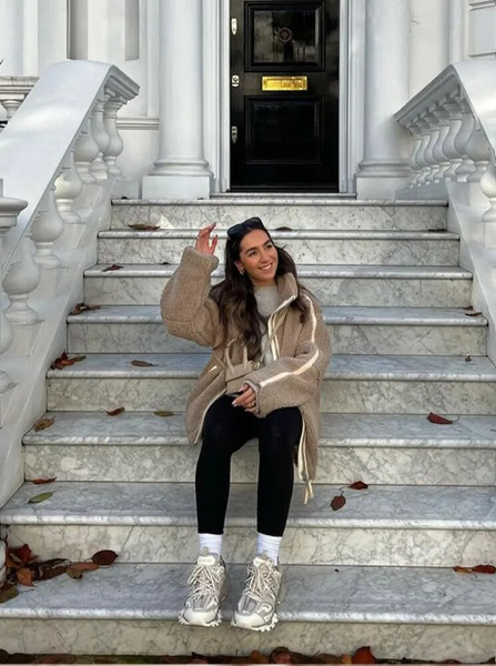 Cindy | Women’s Oversized Teddy Fleece Winter Jacket