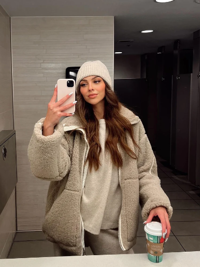 Cindy | Women’s Oversized Teddy Fleece Winter Jacket