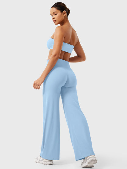 Wrenley | Women’s Summer High Waist Flared Pants
