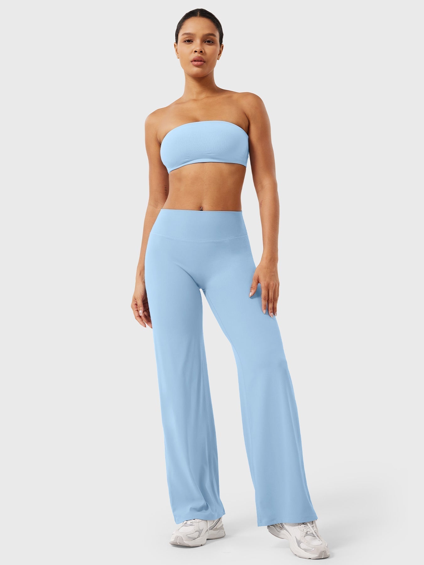 Wrenley | Women’s Summer High Waist Flared Pants