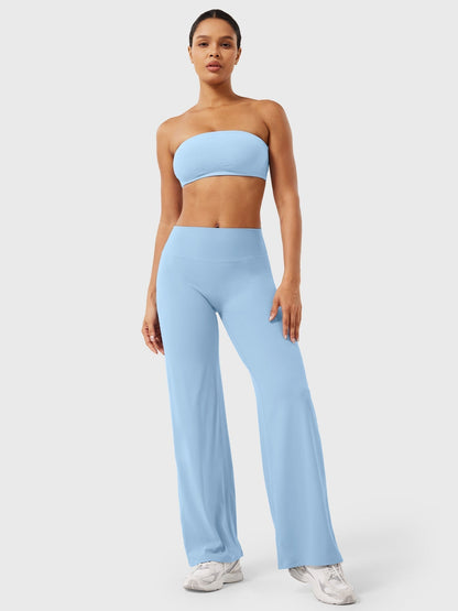 Wrenley | Women’s Summer High Waist Flared Pants