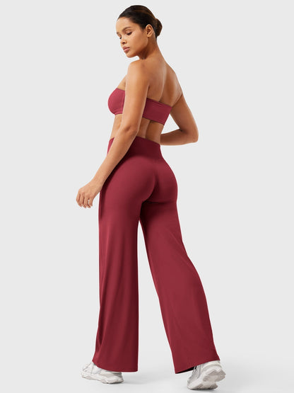 Wrenley | Women’s Summer High Waist Flared Pants