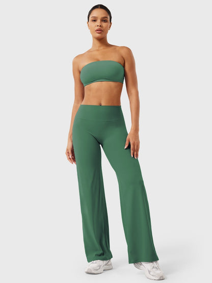 Wrenley | Women’s Summer High Waist Flared Pants