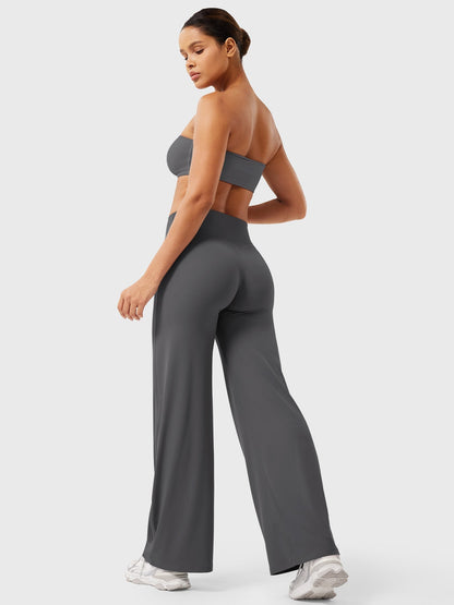 Wrenley | Women’s Summer High Waist Flared Pants