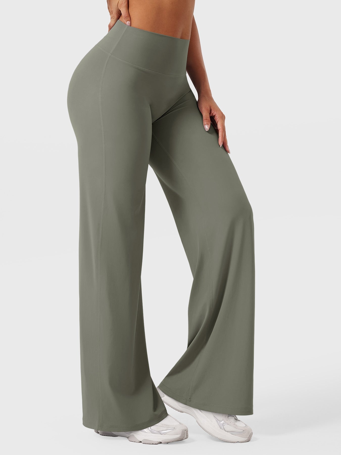Wrenley | Women’s Summer High Waist Flared Pants