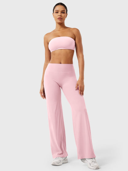 Wrenley | Women’s Summer High Waist Flared Pants