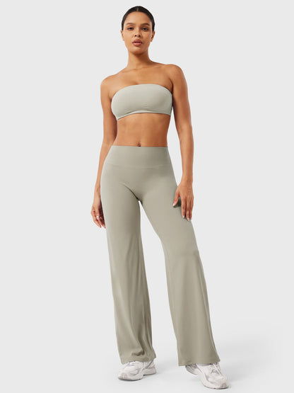 Wrenley | Women’s Summer High Waist Flared Pants