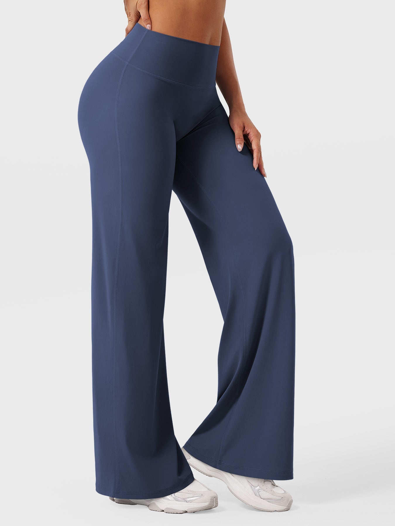 Wrenley | Women’s Summer High Waist Flared Pants
