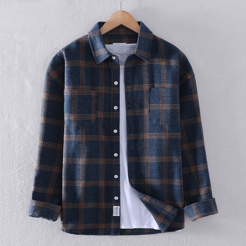 Stark | Men’s Checkered Casual Button Down Shirt