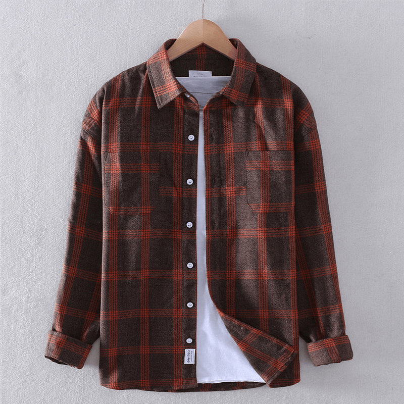 Stark | Men’s Checkered Casual Button Down Shirt
