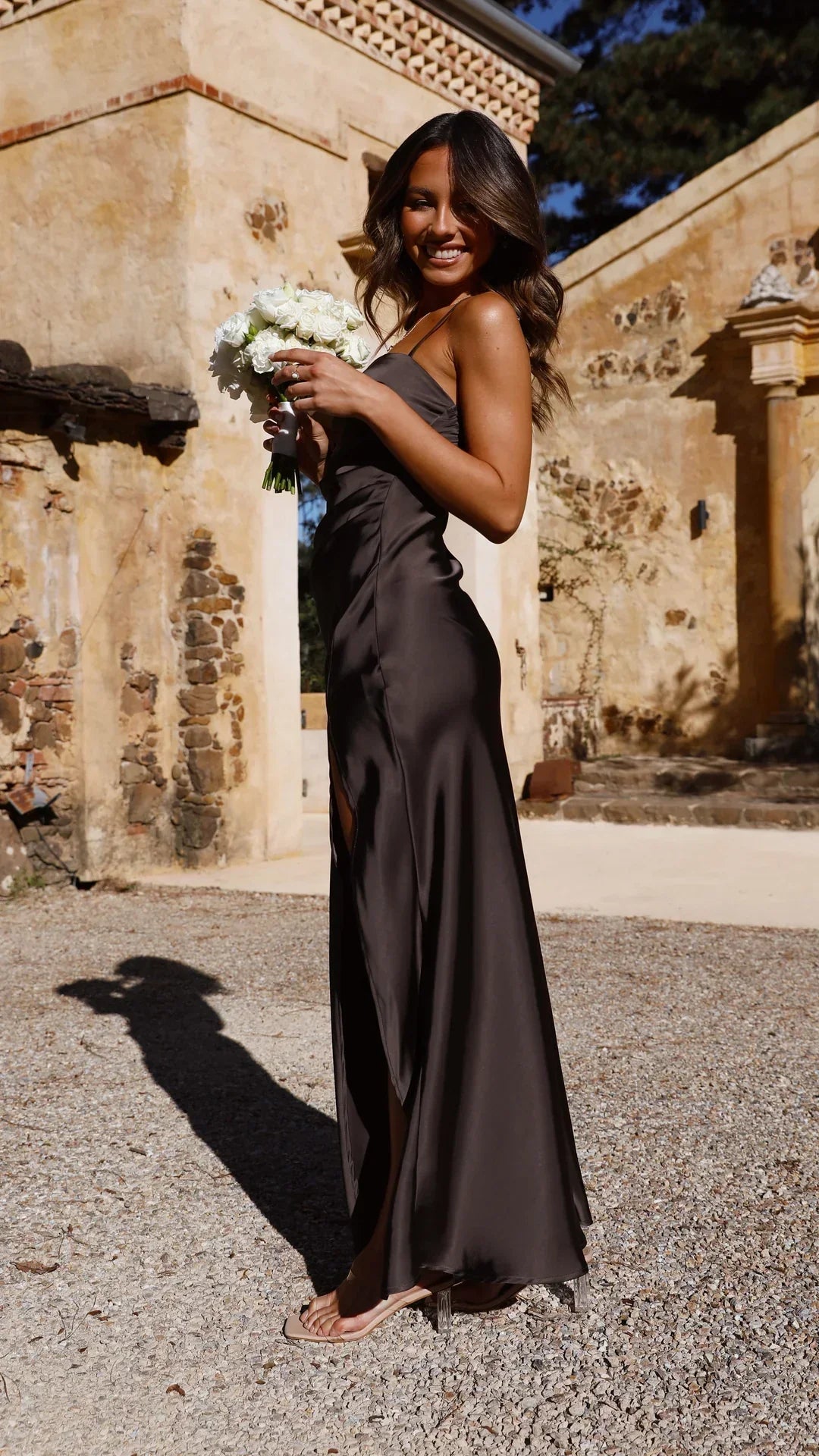 Blaire | Women’s Spring Satin Slip Maxi Dress